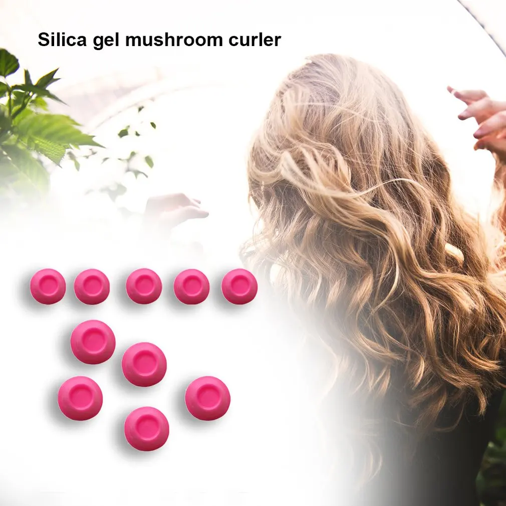 Reusable Silicone Mushroom Hair Curler Roll Women's Wave Formers Curler Tools Hair Care Effective Roll Hair Style Tool
Reusable Silicone Mushroom Hair Curler Roll Women's Wave Formers Curler Tools Hair Care Effective Roll Hair Style Tool