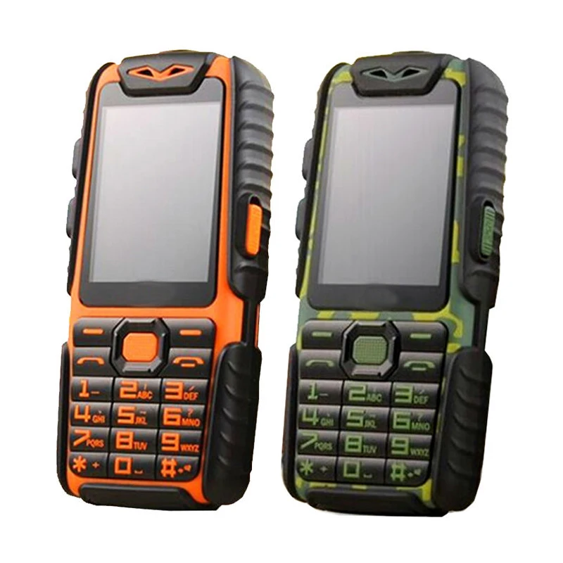Водонепроницаемый телефон Guophone A6 прочный внешний аккумулятор с 2 4 дюймовым TFT