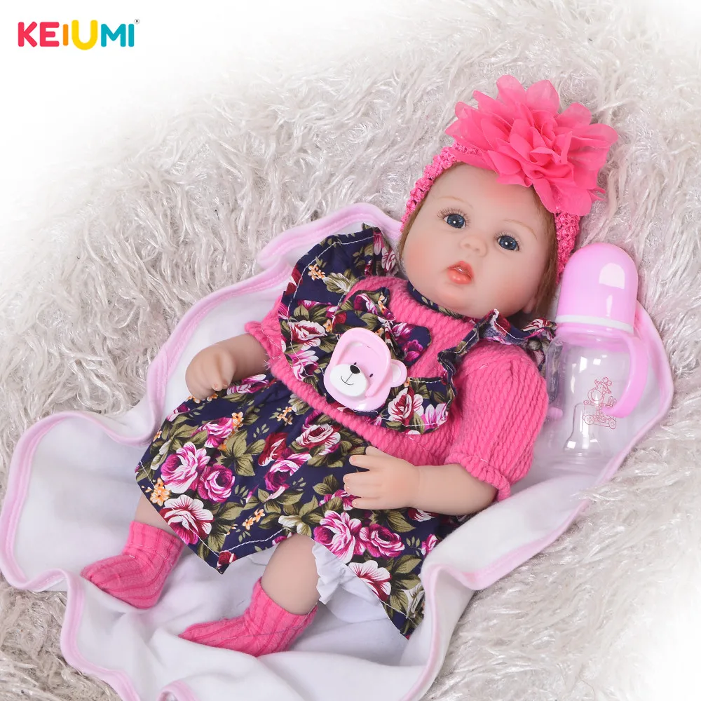 Wholesale 42 cm Soft Silicone Reborn Baby Doll Lifelike Newborn Dolls Kids Toy Princess Gifts For Birthday Playmate
Wholesale 42 cm Soft Silicone Reborn Baby Doll Lifelike Newborn Dolls Kids Toy Princess Gifts For Birthday Playmate