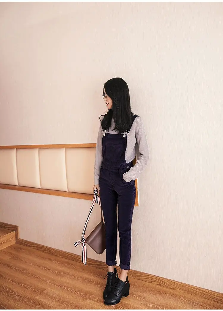 Women Autumn Fashion Corduroy Jumpsuit Preppy Style Mori Girl Pockets Overalls Cute Student Suspender Pants 101204
Women Autumn Fashion Corduroy Jumpsuit Preppy Style Mori Girl Pockets Overalls Cute Student Suspender Pants 101204
