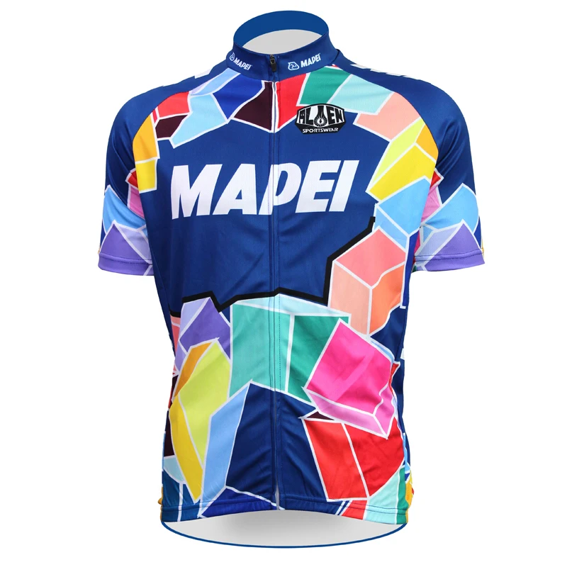 Новая спортивная мужская одежда MAPEI Alien Джерси для велоспорта велосипедная