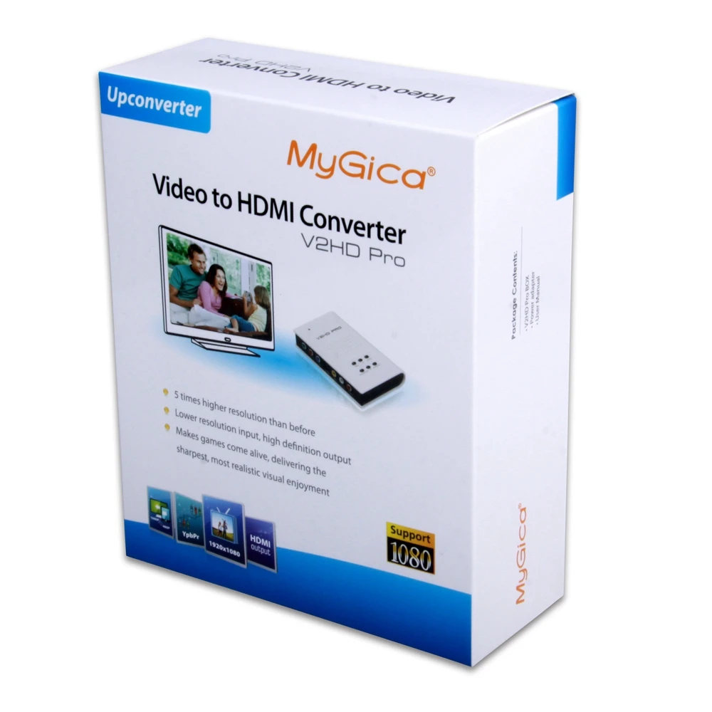 Фото Преобразователь видео HDMI AV CVBS YPbPr S-viceo к преобразователь Upconverter 1080P Композитный