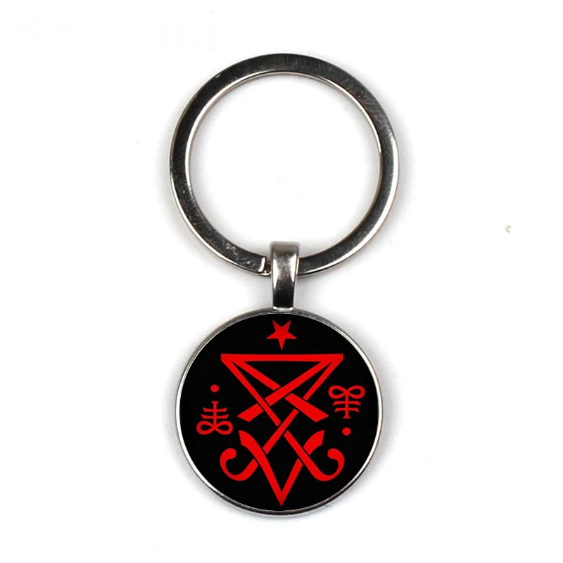 Glass Cabochon Lucifer Satan Keychain Exquisite Fashion Bag Car Key chain Ring Holder Charms
Glass Cabochon Lucifer Satan Keychain Exquisite Fashion Bag Car Key chain Ring Holder Charms