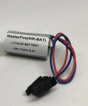 MasterFire Новый Оригинальный ER17330V/3,6 V ER17330V 3,6 V MR-BAT литиевая батарея PLC TYPE-MRBAT литий-ионные аккумуляторы с вилками
MasterFire Новый Оригинальный ER17330V/3,6 V ER17330V 3,6 V MR-BAT литиевая батарея PLC TYPE-MRBAT литий-ионные аккумуляторы с вилками