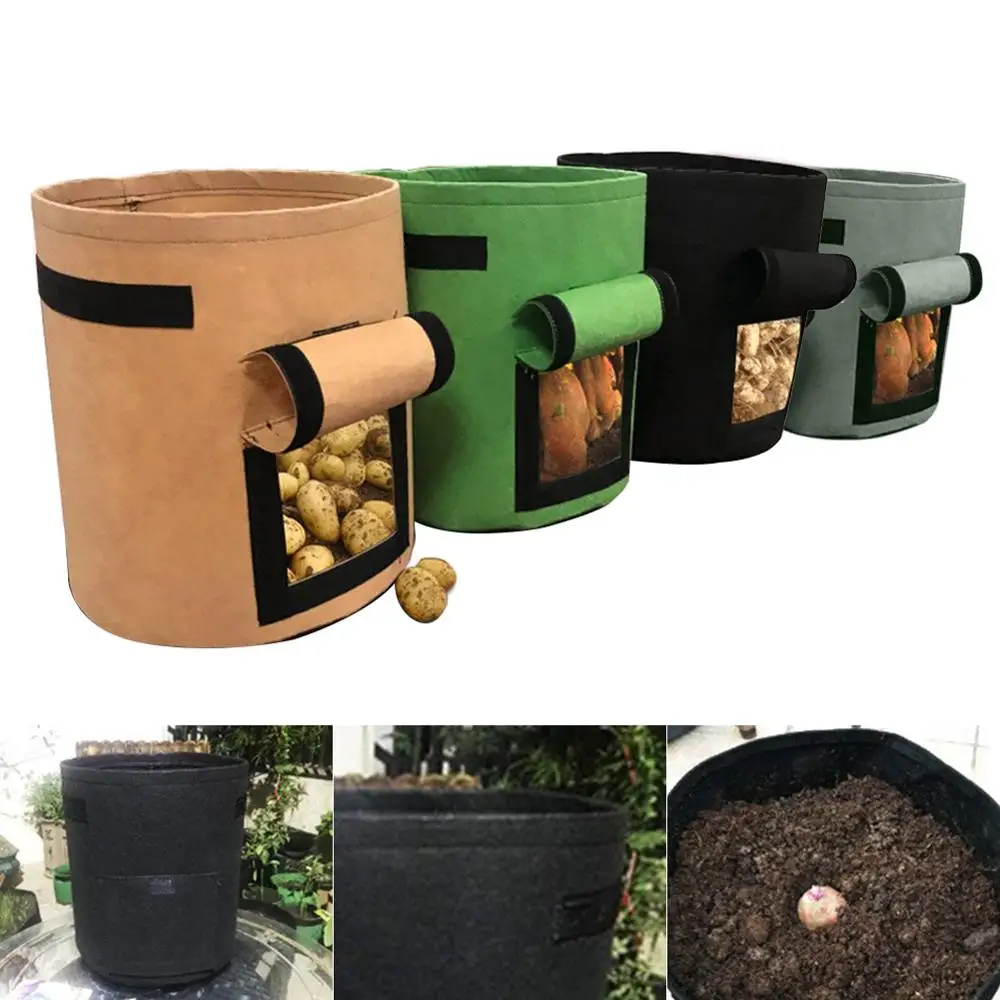 Three-size Planting Bag Garden Vegetables Planted Diy Potato Garden Pot Planting Farm Home Grow Bag
Three-size Planting Bag Garden Vegetables Planted Diy Potato Garden Pot Planting Farm Home Grow Bag