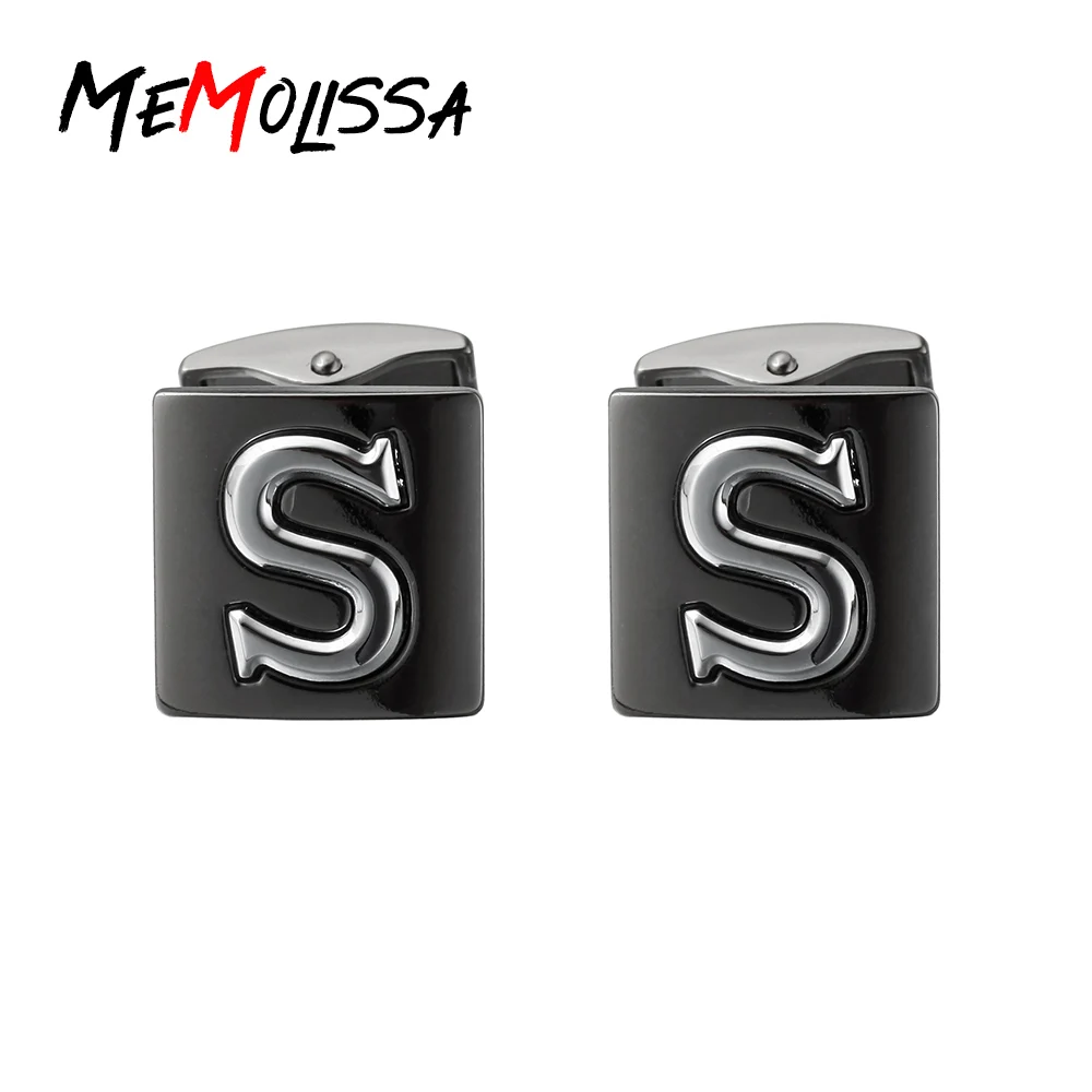 MeMolissa Stereo Relief Double-layer Block Letter S Cufflinks Black Plated Cuff Links for mens gemelos bouton manchette
MeMolissa Stereo Relief Double-layer Block Letter S Cufflinks Black Plated Cuff Links for mens gemelos bouton manchette