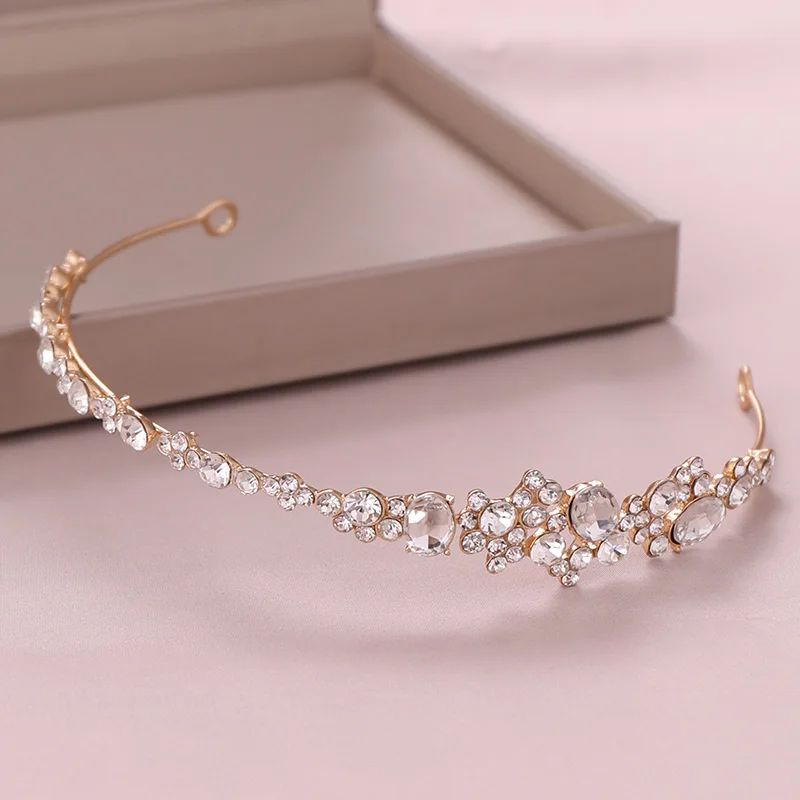 Bridal Tiara Hair Crown Wedding Hair Accessories Crystal Crown Wedding Hair Band Hair Jewelry
Bridal Tiara Hair Crown Wedding Hair Accessories Crystal Crown Wedding Hair Band Hair Jewelry