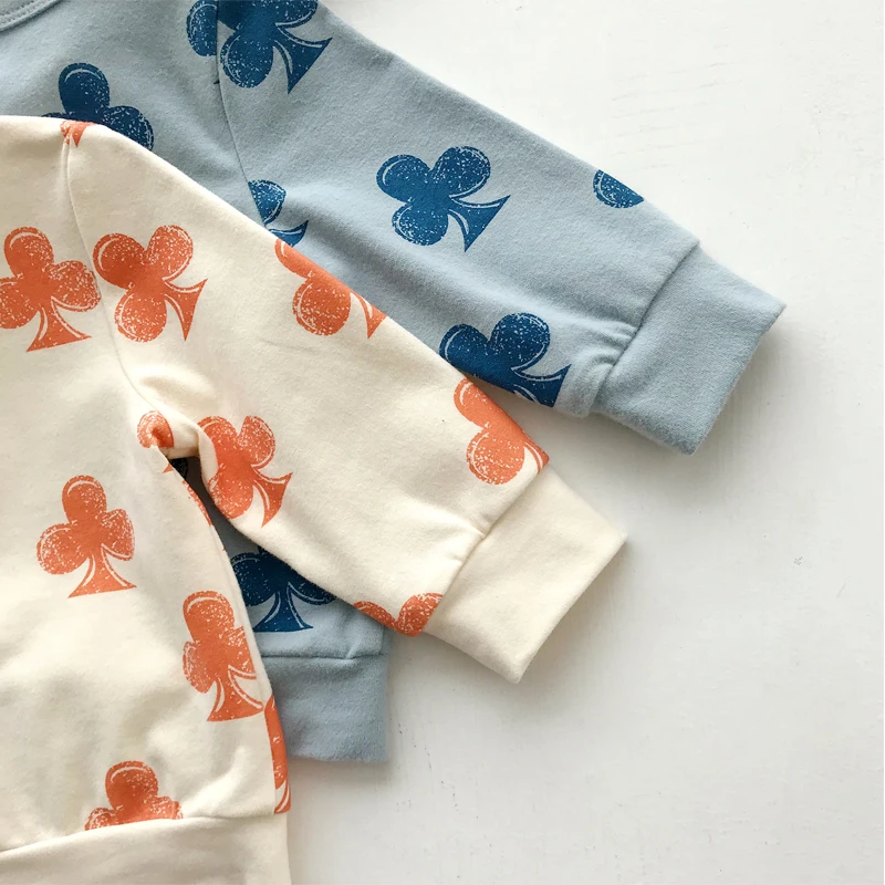 Lemonmiyu Baby Sweatshirts For Newborns O-neck Fashion Print Children's Tops Long Sleeve Spring Autumn Sports Baby's T-shirts |