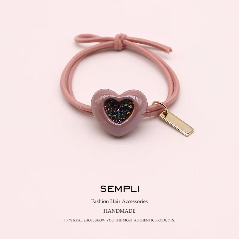 Sempli Double High Elastic Hair Bands Macaron Glitter Love Heart for Woman Girls Hair Band Hair headband Accessories Headband
Sempli Double High Elastic Hair Bands Macaron Glitter Love Heart for Woman Girls Hair Band Hair headband Accessories Headband