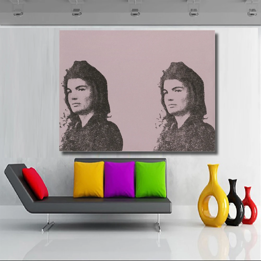 HDARTISAN Jackie II1966 от Andy Warhol художественные принты на холсте для гостиной украшения