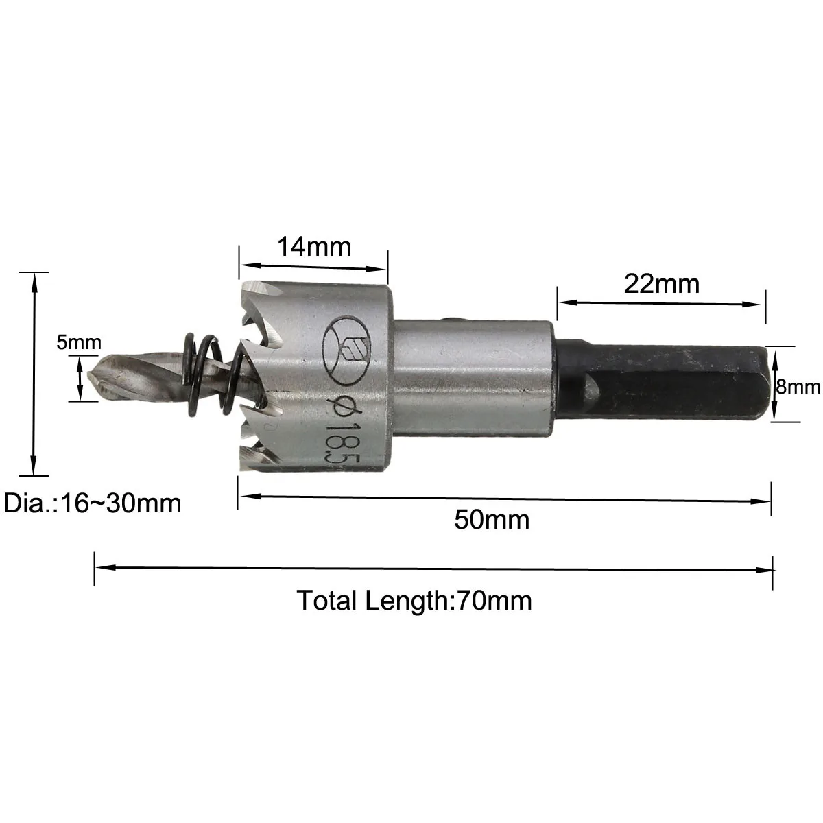 5 Pcs/set 16-30mm Carbide Tip HSS Drills Bit Hole Saw Set Cutter For Stainless Steel Metal Drilling Alloy Hole Saw Set
5 Pcs/set 16-30mm Carbide Tip HSS Drills Bit Hole Saw Set Cutter For Stainless Steel Metal Drilling Alloy Hole Saw Set