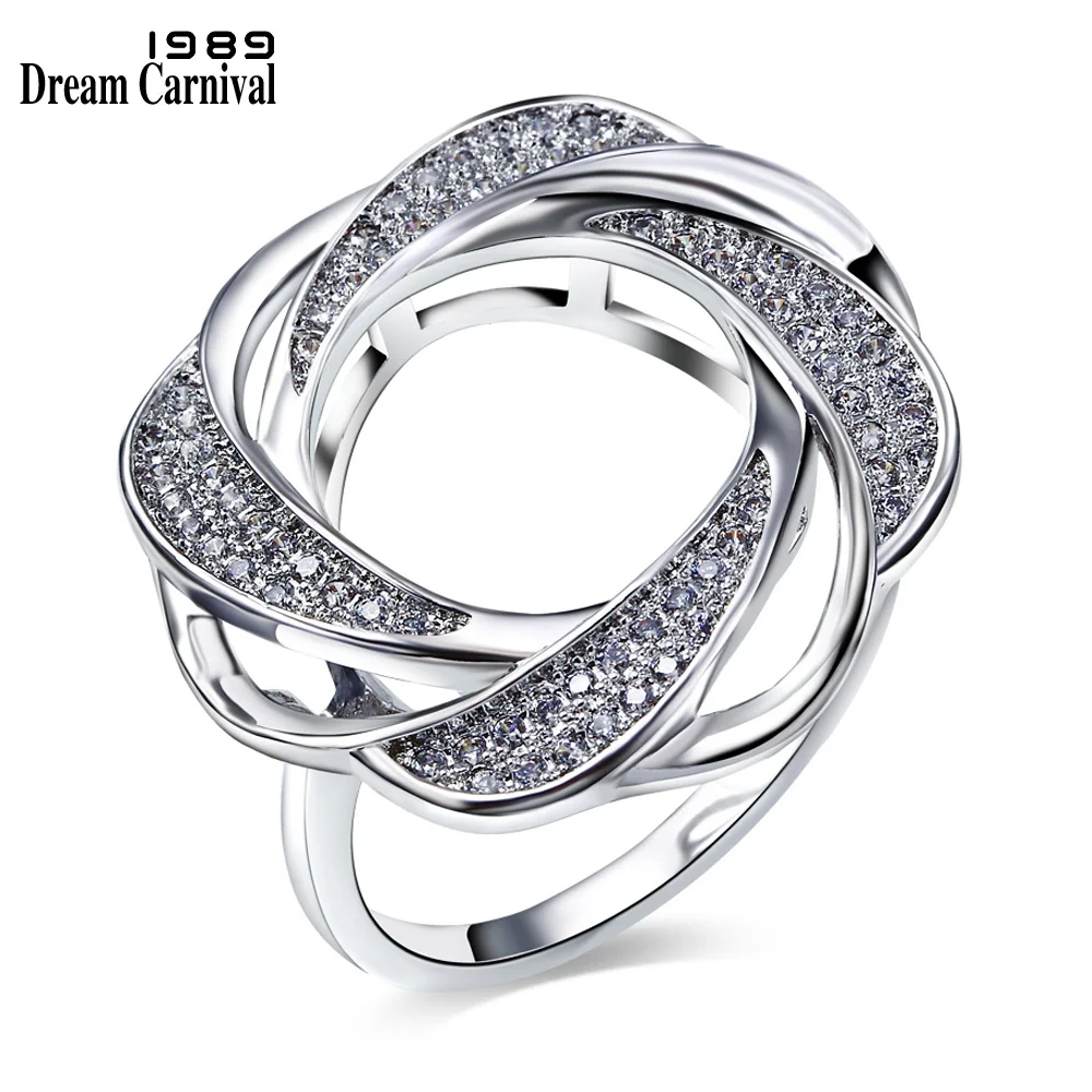 Dreamcarnival 1989 полые цветок кольцо для Для женщин CZ проложили Rhodium Gold Цвет Кружение Дизайн deluxe bagues Femme anillos Mujer
Dreamcarnival 1989 полые цветок кольцо для Для женщин CZ проложили Rhodium Gold Цвет Кружение Дизайн deluxe bagues Femme anillos Mujer