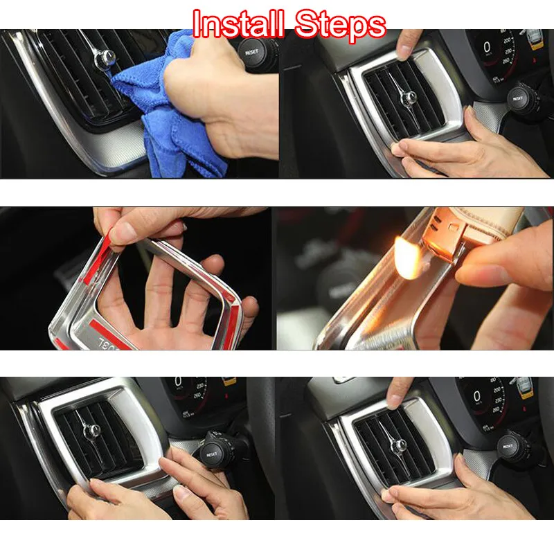 ABS Interior Air Vent Outlet Cover Trim Frame Strip For Volvo XC60 2018 2019 Accessories Car Styling 2Pcs/set
ABS Interior Air Vent Outlet Cover Trim Frame Strip For Volvo XC60 2018 2019 Accessories Car Styling 2Pcs/set
