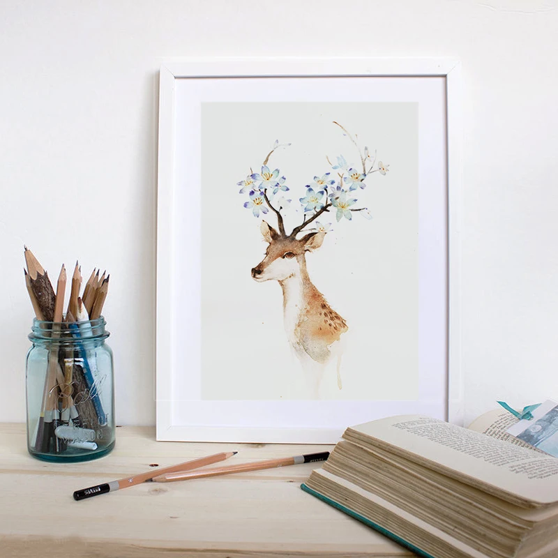Flowers and ELK Abstract Modern Decorative 40X50CM Painting Watercolor Paintings Minimalist Home Furnishing Jewelry
Flowers and ELK Abstract Modern Decorative 40X50CM Painting Watercolor Paintings Minimalist Home Furnishing Jewelry
