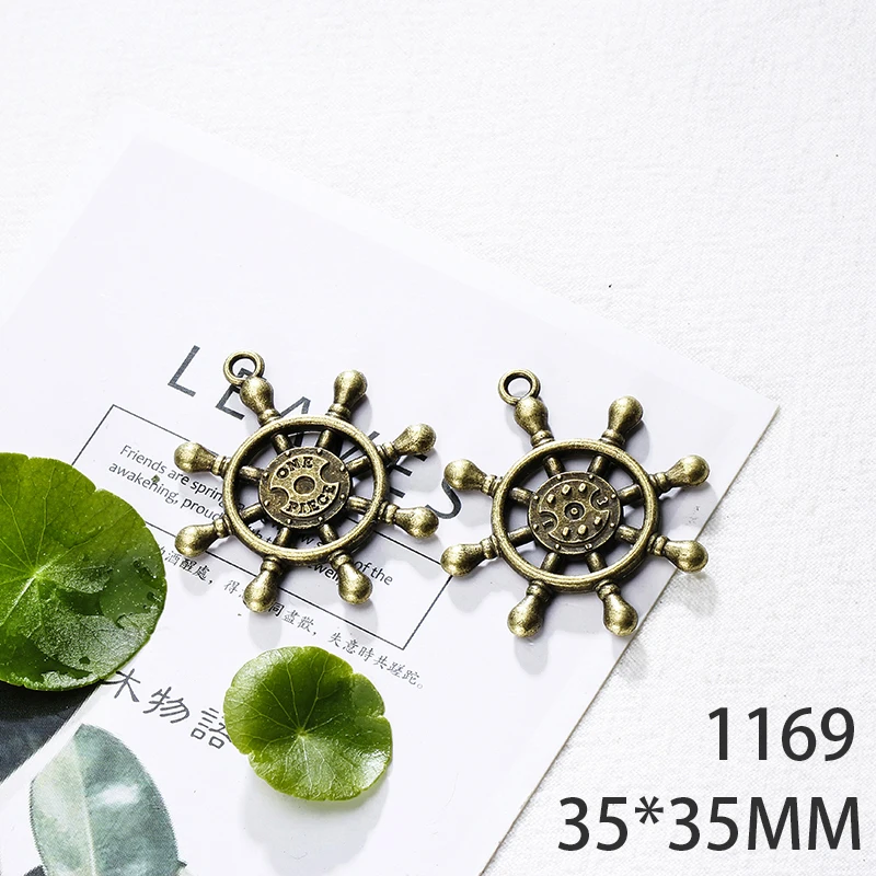35*35mm 3pcs Rudder Alloy Pendant For Diy Jewelry Making 2 Colors Antique Silver Antique Bronze No.1169
35*35mm 3pcs Rudder Alloy Pendant For Diy Jewelry Making 2 Colors Antique Silver Antique Bronze No.1169