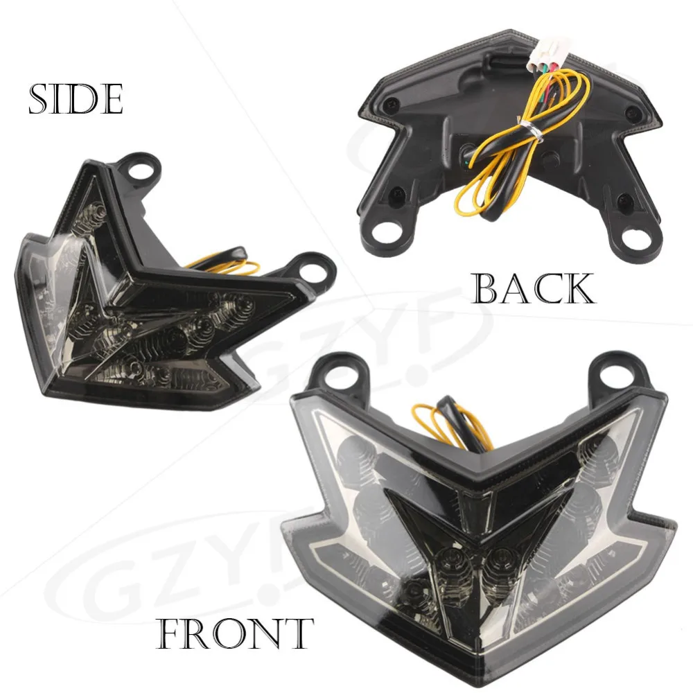 For Kawasaki Ninja ZX6R & Z800 2013 2014 Integrated LED Rear Tail Light Turn Signal Smoke
For Kawasaki Ninja ZX6R & Z800 2013 2014 Integrated LED Rear Tail Light Turn Signal Smoke