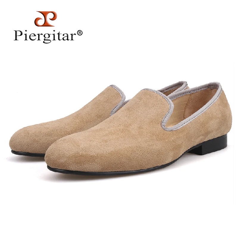 Piergitar Fashion Men Suede shoes Handmade men loafers for party and wedding prom breathable leather insole slip-on men's flats
Piergitar Fashion Men Suede shoes Handmade men loafers for party and wedding prom breathable leather insole slip-on men's flats