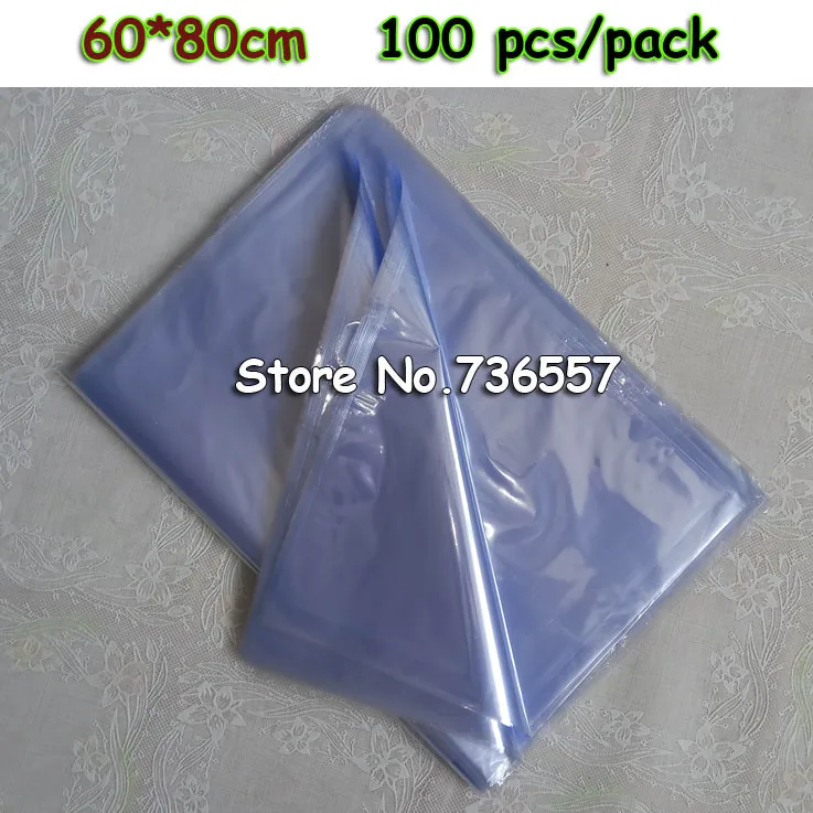60*80cm PVC Heat Shrink Wrap Film Flat Bag Retail Heat Seal Packing Bag Clear Plastic Polybag Gift Cosmetics Binding Bags
60*80cm PVC Heat Shrink Wrap Film Flat Bag Retail Heat Seal Packing Bag Clear Plastic Polybag Gift Cosmetics Binding Bags