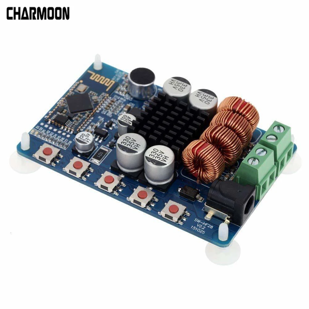 Bluetooth 4.0 Two 2 Channel 2x50W Stereo Audio Receiver Power Amplifier Board Module
Bluetooth 4.0 Two 2 Channel 2x50W Stereo Audio Receiver Power Amplifier Board Module