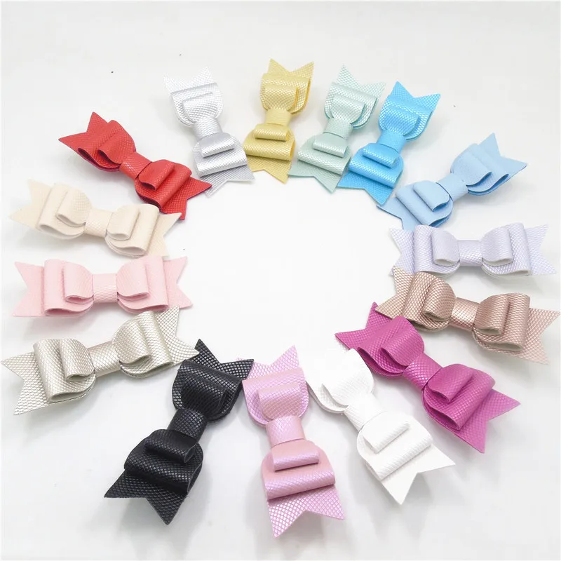 15pcs/lot 9cm Three-Layer Textured Bow Hair Clip Swallow Tailed Faux Leather Bowknot Barrette Teen and Kids Fluorescent Hairpin
15pcs/lot 9cm Three-Layer Textured Bow Hair Clip Swallow Tailed Faux Leather Bowknot Barrette Teen and Kids Fluorescent Hairpin