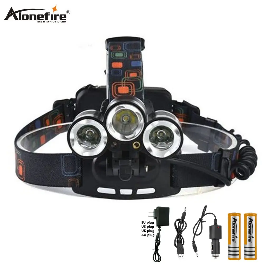 

AloneFire HP92 8000Lm lanern xml t6 headlamp led headlight cree head lamp frontal torch