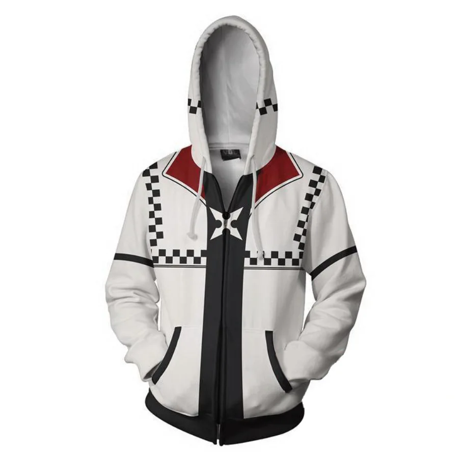 Fans Wear Sweatshirt Kingdom Hearts Roxsa Zip Up Hoodie Harajuku Cosplay Hip Hop Sweatshirts
Fans Wear Sweatshirt Kingdom Hearts Roxsa Zip Up Hoodie Harajuku Cosplay Hip Hop Sweatshirts