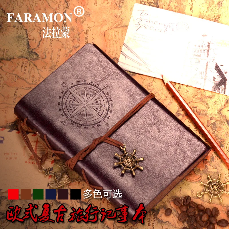 FARAMON Pirate Diary Series Notebook Vintage Notebook A6 Faux Leather Spiral Soft Copybook 1PCS
FARAMON Pirate Diary Series Notebook Vintage Notebook A6 Faux Leather Spiral Soft Copybook 1PCS