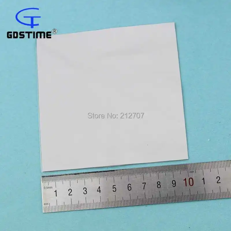 50 шт. Gdstime 100x100x1,5 мм белый теплопроводный Радиатор Тепловые Соединения термопрокладки
50 шт. Gdstime 100x100x1,5 мм белый теплопроводный Радиатор Тепловые Соединения термопрокладки