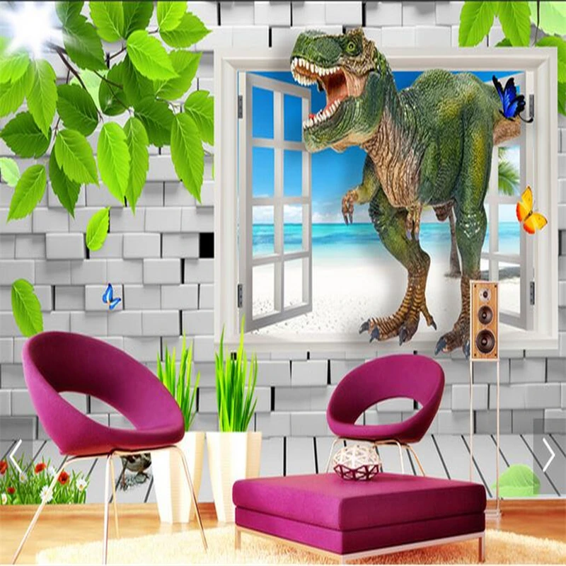 beibehang Custom photo wallpaper large murals 3D dinosaurs beautiful scenery three - dimensional room murals papel de parede
beibehang Custom photo wallpaper large murals 3D dinosaurs beautiful scenery three - dimensional room murals papel de parede