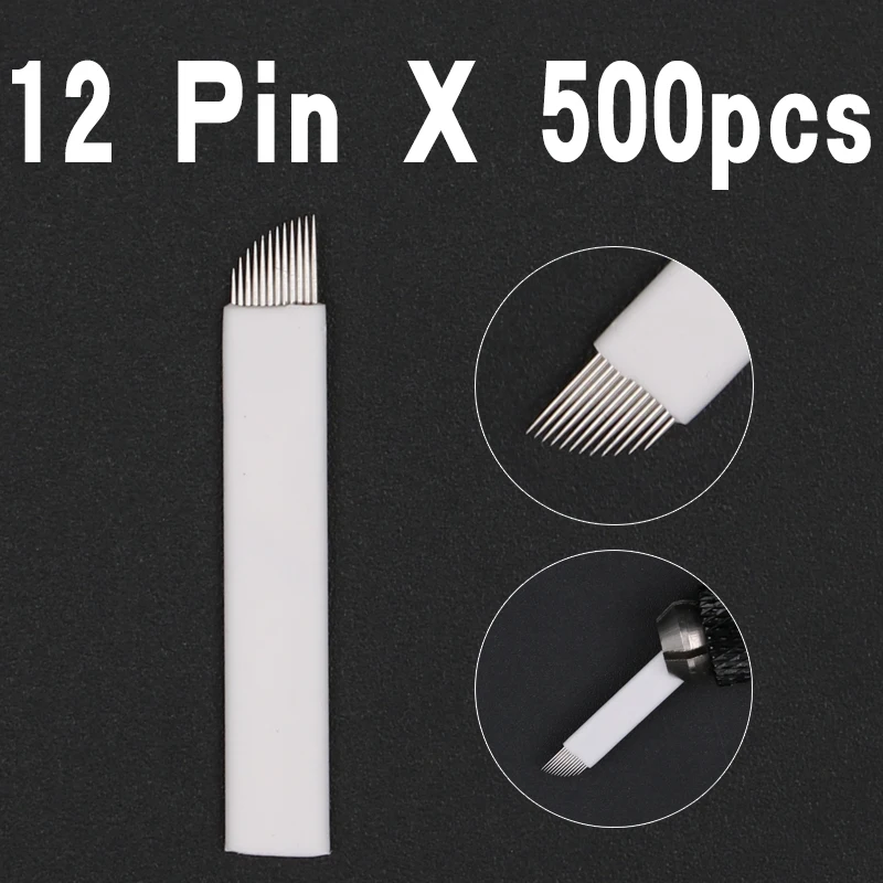 500pieces 12 Flex Laminas 12 pin Microblading Needles Permanent Makeup Eyebrow Tatoo Blade For Manual Tattoo Pen Machine
500pieces 12 Flex Laminas 12 pin Microblading Needles Permanent Makeup Eyebrow Tatoo Blade For Manual Tattoo Pen Machine
