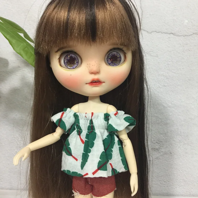 Женская Одежда для кукол Blyth, кукольная одежда 30 см 1/6, Одежда для кукол ручной работы, цельный воротник, Цветочный Топ, комплект
Женская Одежда для кукол Blyth, кукольная одежда 30 см 1/6, Одежда для кукол ручной работы, цельный воротник, Цветочный Топ, комплект