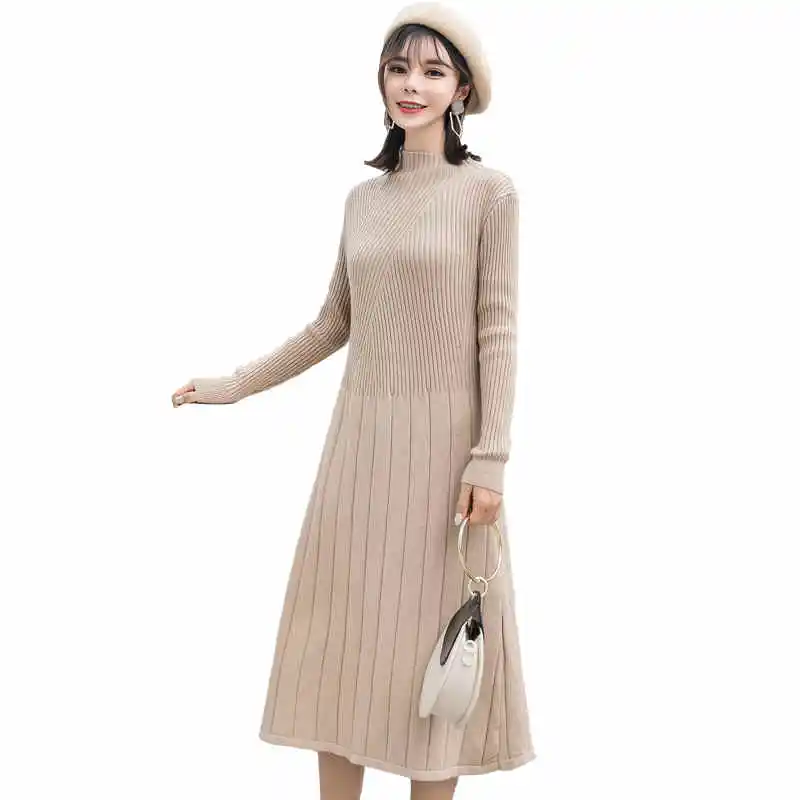 Pregnancy Clothes Loose Maturnity Sweaters Solid Color Autumn Winter Maternity Dress Long Pregnant Sweater Dress High Neck
Pregnancy Clothes Loose Maturnity Sweaters Solid Color Autumn Winter Maternity Dress Long Pregnant Sweater Dress High Neck