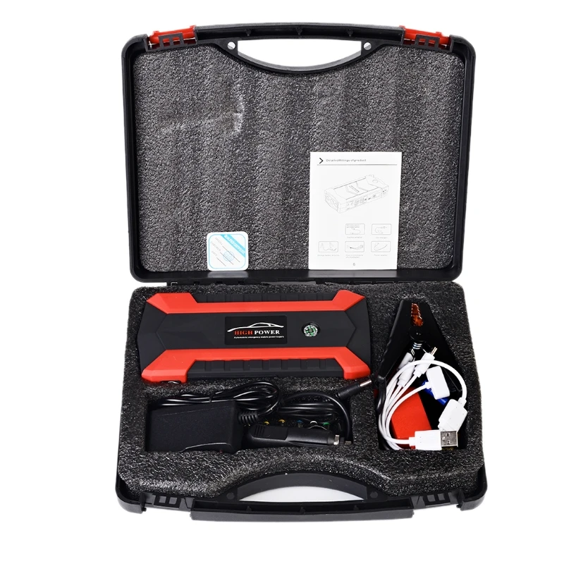 89800mAh 4 USB Portable Car Jump Starter Pack Booster Charger Battery Power Bank
89800mAh 4 USB Portable Car Jump Starter Pack Booster Charger Battery Power Bank