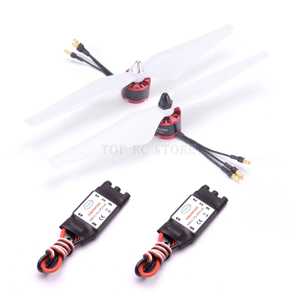 Бесщеточный двигатель 2212 920KV CW CCW белый пропеллер 30A simonk ESC и 9450 для квадрокоптера