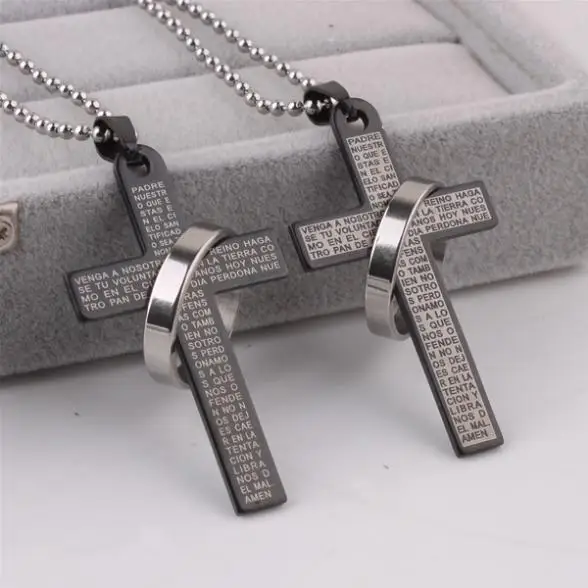 Circle Cross pendant necklaces bead chain for men 316L Stainless Steel necklace wholesale
Circle Cross pendant necklaces bead chain for men 316L Stainless Steel necklace wholesale