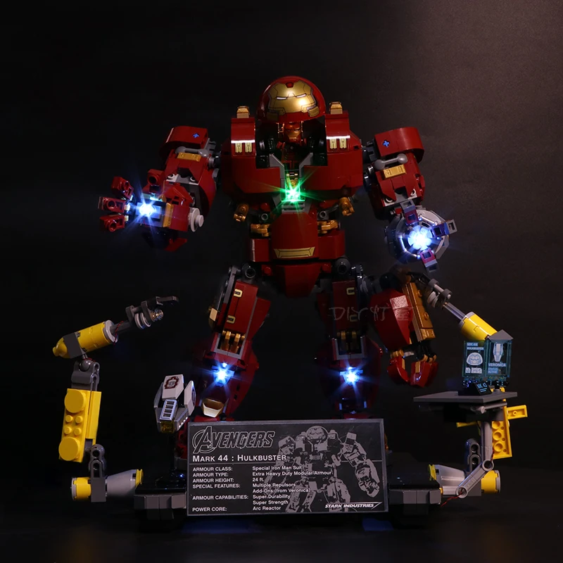 Led Light kit For 76105 the Iron series Man Hulkbuster Set Decorative Building Blocks Bricks LED LIGHTS KID'S Toys
Led Light kit For 76105 the Iron series Man Hulkbuster Set Decorative Building Blocks Bricks LED LIGHTS KID'S Toys
