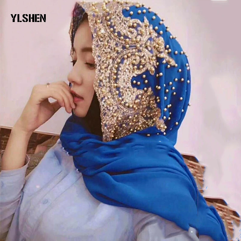 Мусульманский тюрбан Hijabs, вело-шарф для женщин, шифоновый длинный шарф, однотонный молитвенный тюрбан с бисером
Мусульманский тюрбан Hijabs, вело-шарф для женщин, шифоновый длинный шарф, однотонный молитвенный тюрбан с бисером