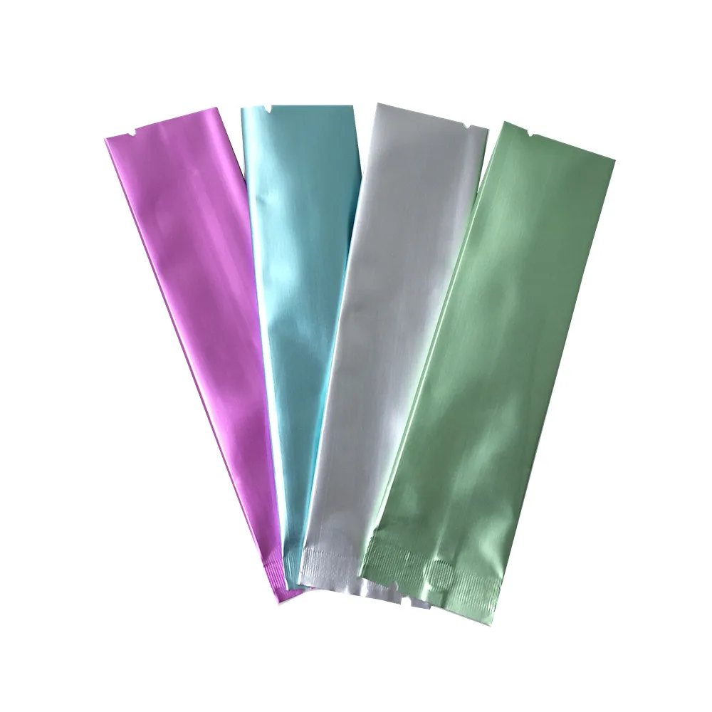 2000Pcs Wholesale Long 3x12cm Open Top Aluminum Foil Packaging Bag Mylar Foil Snack Coffee Powder Tea Heat Seal Packing Pouch
2000Pcs Wholesale Long 3x12cm Open Top Aluminum Foil Packaging Bag Mylar Foil Snack Coffee Powder Tea Heat Seal Packing Pouch