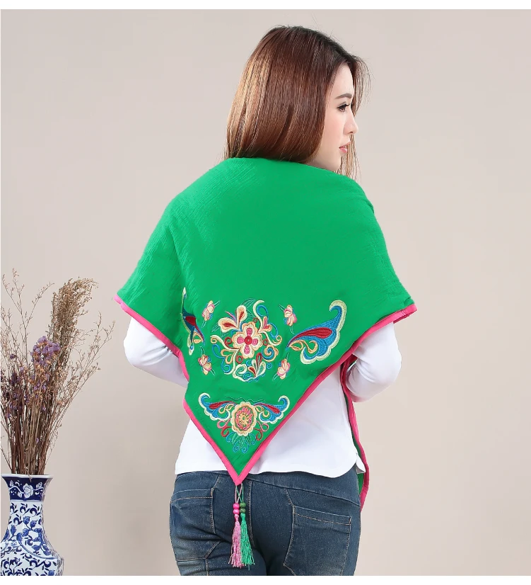 Winter Scarf 2019 Cotton Scarf Women Embroider Blanket Scarf New Designer Triangle Shawls Women's Scarves and Wraps
Winter Scarf 2019 Cotton Scarf Women Embroider Blanket Scarf New Designer Triangle Shawls Women's Scarves and Wraps