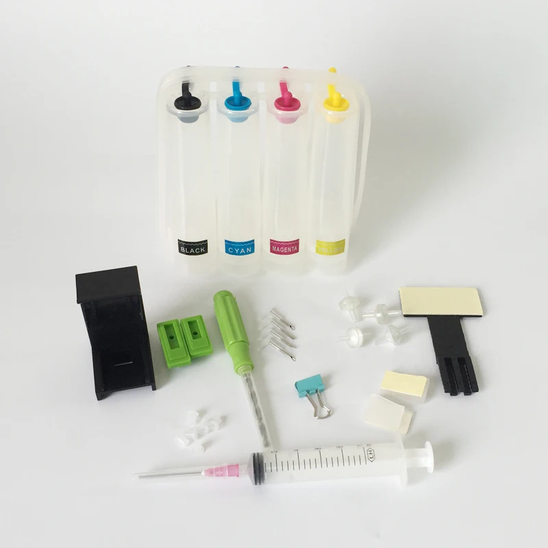 DIY CISS Ink System Kits 4-color DIY CIS Continous Ink System Tools for Canon / for HP/ for Dell / for Samsung Cartridges
DIY CISS Ink System Kits 4-color DIY CIS Continous Ink System Tools for Canon / for HP/ for Dell / for Samsung Cartridges