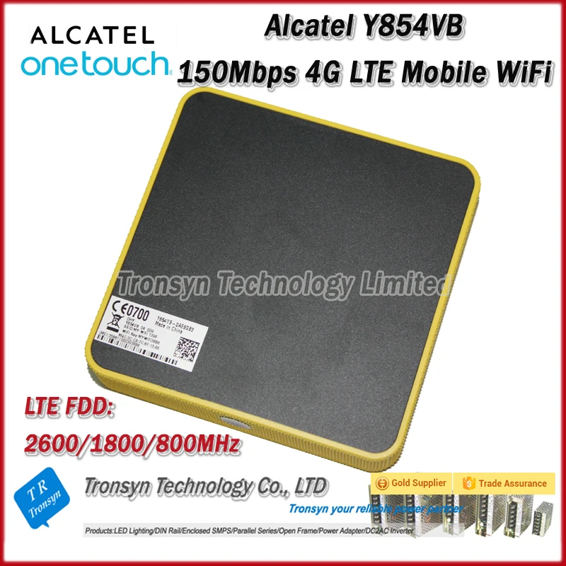Wholesale Original Unlock Alcatel Y854 150Mbps 4GLTE WiFi Router With Sim Card Support LTE FDD B3 B7 B20
Wholesale Original Unlock Alcatel Y854 150Mbps 4GLTE WiFi Router With Sim Card Support LTE FDD B3 B7 B20