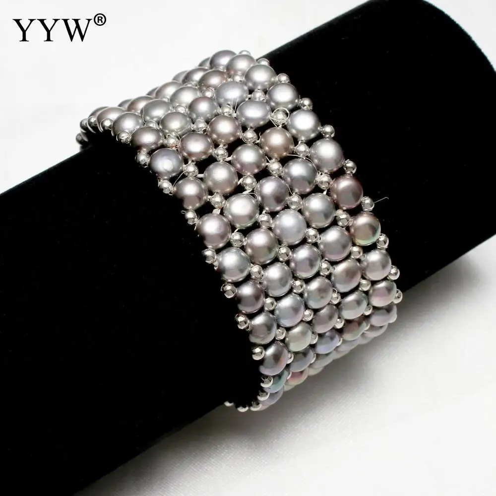 4-6 Mm Black Elegant Classical Freshwater Pearl Bracelets Women Female Fashion Vintage Pearl Bead Chain Jewelry Pulseras Mujer
4-6 Mm Black Elegant Classical Freshwater Pearl Bracelets Women Female Fashion Vintage Pearl Bead Chain Jewelry Pulseras Mujer