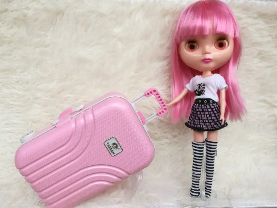 Fashion 1/6 doll accessoies licca doll travel luggage photography props Simulation 30cm blyth doll accessory mini Storage Box
Fashion 1/6 doll accessoies licca doll travel luggage photography props Simulation 30cm blyth doll accessory mini Storage Box