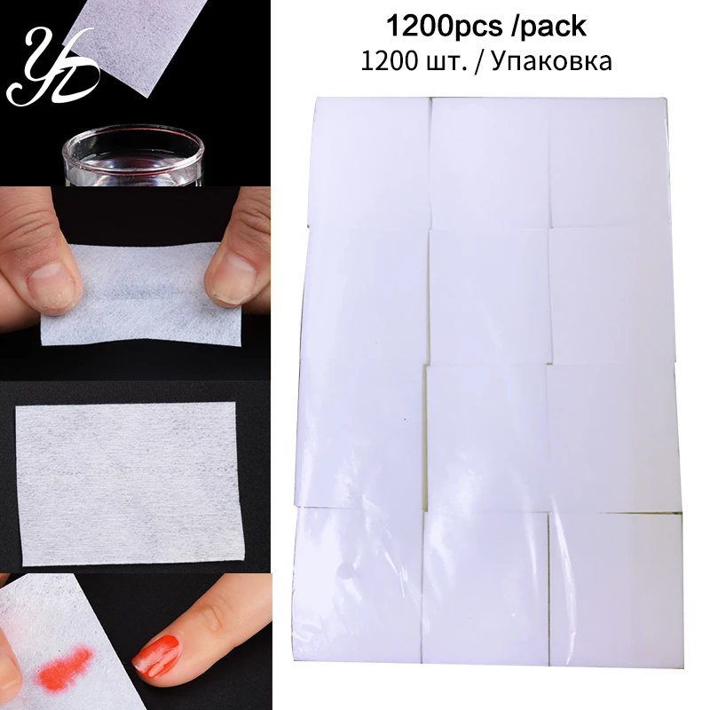Yiday 1 Bag 1200pcs Remover Wipes For Clean Nail Polish / UV Gel Varnish Mirror Surface Manicure 100% Pure Cotton Napkins Pads
Yiday 1 Bag 1200pcs Remover Wipes For Clean Nail Polish / UV Gel Varnish Mirror Surface Manicure 100% Pure Cotton Napkins Pads