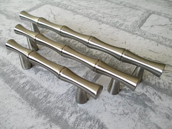 2.5" 3.75" 5" Dresser Drawer Pulls Handles Knobs Bamboo Silver Nickel Kitchen Cabinet Handle Pull Antique Bronze Unique
2.5" 3.75" 5" Dresser Drawer Pulls Handles Knobs Bamboo Silver Nickel Kitchen Cabinet Handle Pull Antique Bronze Unique