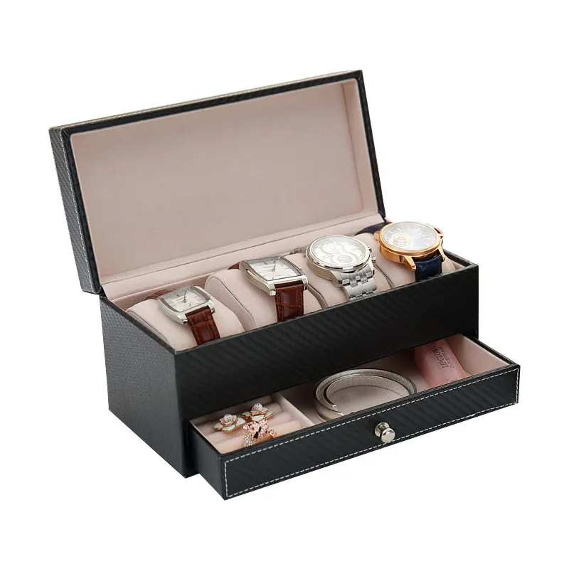 European drawer type bead bracelet storage box carbon fiber leather high-grade watch box watch display jewelry box ZP01111437
European drawer type bead bracelet storage box carbon fiber leather high-grade watch box watch display jewelry box ZP01111437