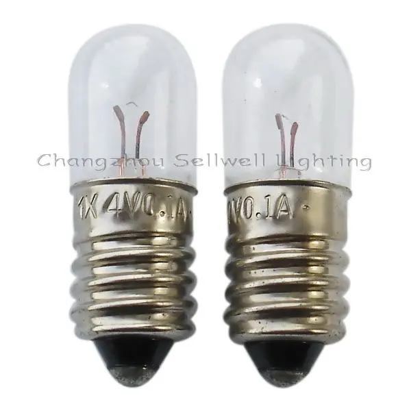 

E10 T10x28 4v 0.1a Miniature Lamp Bulb Light A112 Sellwell lighting factory