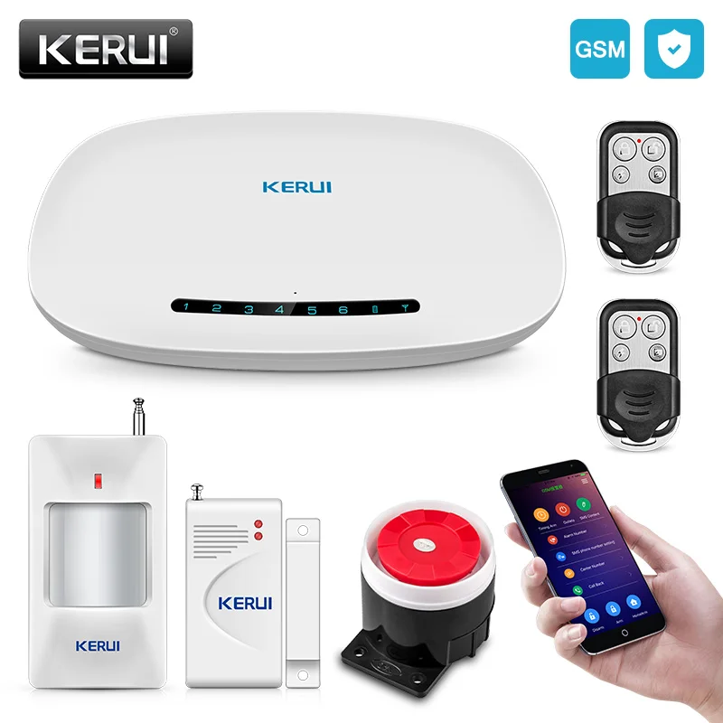 KERUI GSM сигнализация система безопасности автоматический набор приложение