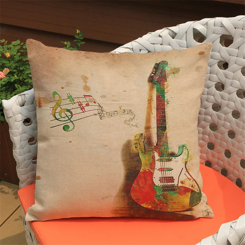 Drum Guitar Sax Candy Color Music Instrument decorative cushion cover Sofa Pillow Cover Chair Car home room decoration gift
Drum Guitar Sax Candy Color Music Instrument decorative cushion cover Sofa Pillow Cover Chair Car home room decoration gift