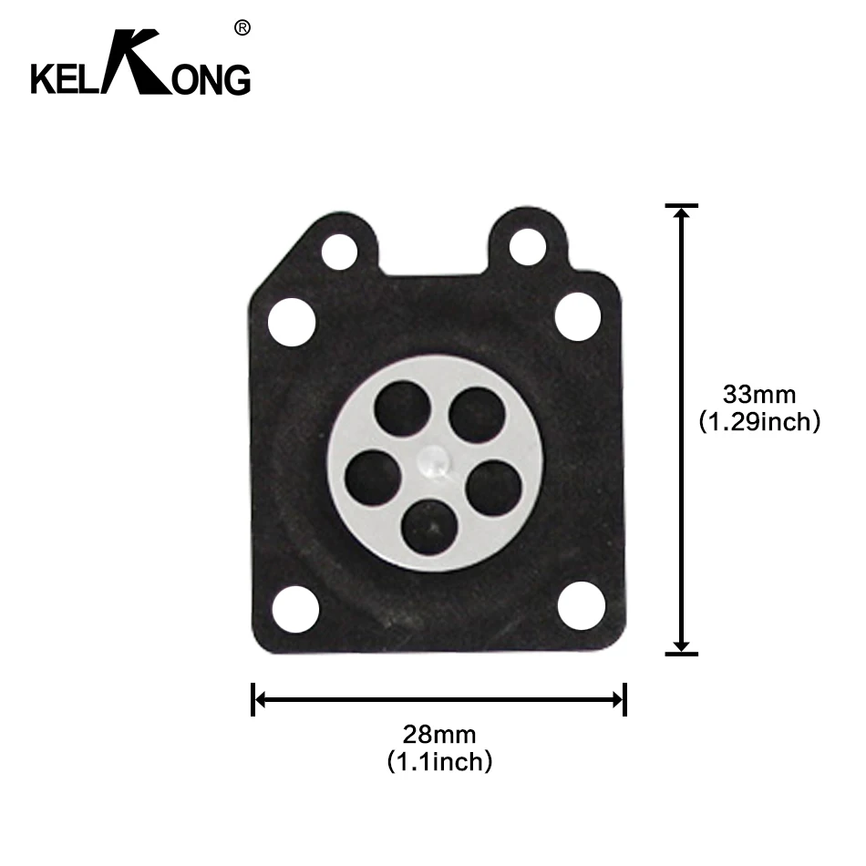 KELKONG 1pc Metering Diaphragm WALBRO WA WT WY WYJ WYK WYL WYM WYP WZ Carburetor Zenoah 2500 3800 4500 Chainsaw Repair Parts
KELKONG 1pc Metering Diaphragm WALBRO WA WT WY WYJ WYK WYL WYM WYP WZ Carburetor Zenoah 2500 3800 4500 Chainsaw Repair Parts